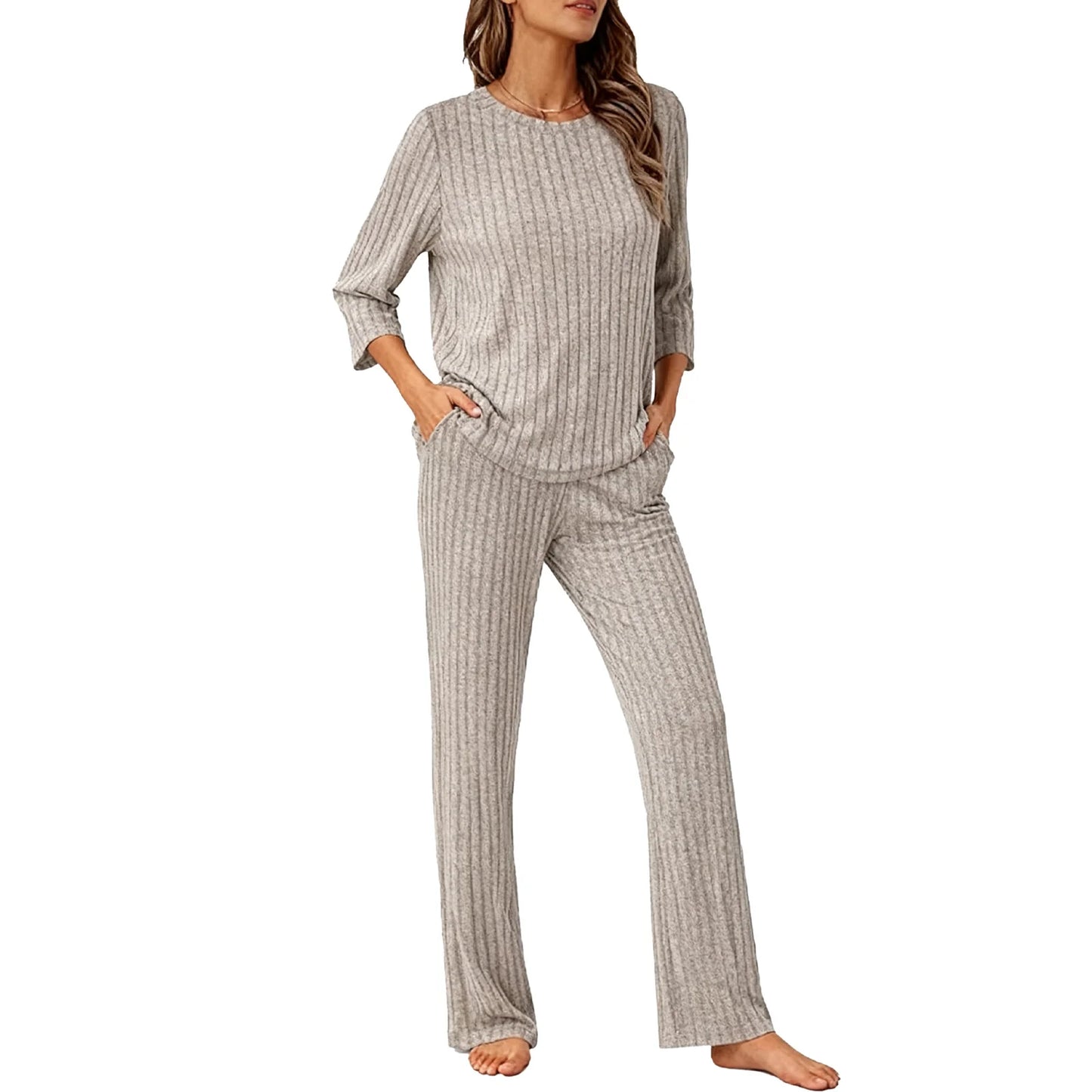 NudeShape Mjukt 2-delat Loungewear-set för Kvinnor